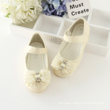 princess wholesale girls dress shoes for kids with pearl and rhinestone